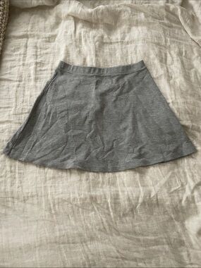 American Apparel Heather Gray Skater Skirt
